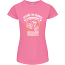 Respect Earned Motorcycle Motorbike Biker Womens Petite Cut T-Shirt Azalea