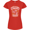 Respect Earned Motorcycle Motorbike Biker Womens Petite Cut T-Shirt Red