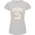 Respect Earned Motorcycle Motorbike Biker Womens Petite Cut T-Shirt Sports Grey