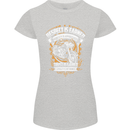 Respect Earned Motorcycle Motorbike Biker Womens Petite Cut T-Shirt Sports Grey