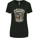 Respect Earned Motorcycle Motorbike Biker Womens Wider Cut T-Shirt Black
