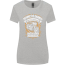 Respect Earned Motorcycle Motorbike Biker Womens Wider Cut T-Shirt Sports Grey