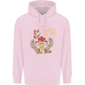 Respect the Soil Frog Climate Change Hippy Childrens Kids Hoodie Light Pink