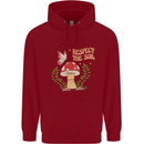 Respect the Soil Frog Climate Change Hippy Childrens Kids Hoodie Red