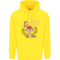 Respect the Soil Frog Climate Change Hippy Childrens Kids Hoodie Yellow