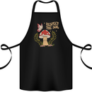 Respect the Soil Frog Climate Change Hippy Cotton Apron 100% Organic Black