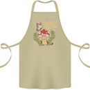 Respect the Soil Frog Climate Change Hippy Cotton Apron 100% Organic Khaki
