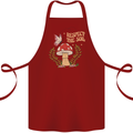 Respect the Soil Frog Climate Change Hippy Cotton Apron 100% Organic Maroon