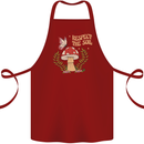 Respect the Soil Frog Climate Change Hippy Cotton Apron 100% Organic Maroon