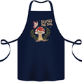 Respect the Soil Frog Climate Change Hippy Cotton Apron 100% Organic Navy Blue