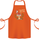 Respect the Soil Frog Climate Change Hippy Cotton Apron 100% Organic Orange