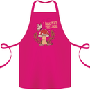 Respect the Soil Frog Climate Change Hippy Cotton Apron 100% Organic Pink