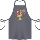 Respect the Soil Frog Climate Change Hippy Cotton Apron 100% Organic Steel