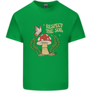 Respect the Soil Frog Climate Change Hippy Kids T-Shirt Childrens Irish Green