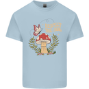Respect the Soil Frog Climate Change Hippy Kids T-Shirt Childrens Light Blue