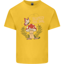 Respect the Soil Frog Climate Change Hippy Kids T-Shirt Childrens Yellow