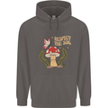 Respect the Soil Frog Climate Change Hippy Mens 80% Cotton Hoodie Charcoal
