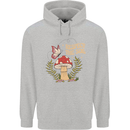 Respect the Soil Frog Climate Change Hippy Mens 80% Cotton Hoodie Sports Grey