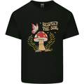 Respect the Soil Frog Climate Change Hippy Mens Cotton T-Shirt Tee Top Black