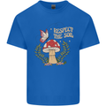 Respect the Soil Frog Climate Change Hippy Mens Cotton T-Shirt Tee Top Royal Blue
