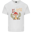 Respect the Soil Frog Climate Change Hippy Mens Cotton T-Shirt Tee Top White