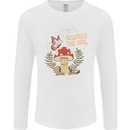 Respect the Soil Frog Climate Change Hippy Mens Long Sleeve T-Shirt White