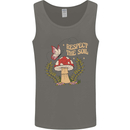 Respect the Soil Frog Climate Change Hippy Mens Vest Tank Top Charcoal