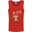 Respect the Soil Frog Climate Change Hippy Mens Vest Tank Top Red