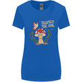 Respect the Soil Frog Climate Change Hippy Womens Wider Cut T-Shirt Royal Blue