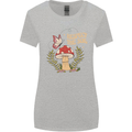 Respect the Soil Frog Climate Change Hippy Womens Wider Cut T-Shirt Sports Grey