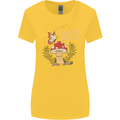 Respect the Soil Frog Climate Change Hippy Womens Wider Cut T-Shirt Yellow