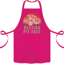 Resting Pit Bull Face Funny Dog Puppy Cotton Apron 100% Organic Pink