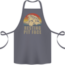 Resting Pit Bull Face Funny Dog Puppy Cotton Apron 100% Organic Steel
