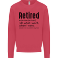 Retired Definition Funny Retirement Mens Sweatshirt Jumper Heliconia