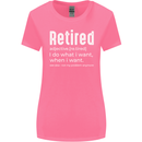 Retired Definition Funny Retirement Womens Wider Cut T-Shirt Azalea