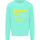Retirement Plan Biker Motorbike Motorcycle Mens Sweatshirt Jumper Peppermint