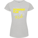 Retirement Plan Biker Motorbike Motorcycle Womens Petite Cut T-Shirt Sports Grey