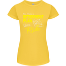 Retirement Plan Biker Motorbike Motorcycle Womens Petite Cut T-Shirt Yellow