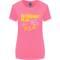 Retirement Plan Biker Motorbike Motorcycle Womens Wider Cut T-Shirt Azalea