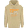 Retirement Plan Biker Motorcycle Motorbike Mens 80% Cotton Hoodie Sand