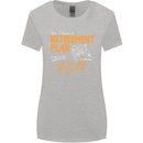 Retirement Plan Biker Motorcycle Motorbike Womens Wider Cut T-Shirt Sports Grey