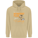 Retirement Plan Fishing Funny Fisherman Mens 80% Cotton Hoodie Sand
