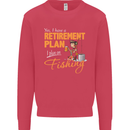 Retirement Plan Fishing Funny Fisherman Mens Sweatshirt Jumper Heliconia