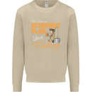 Retirement Plan Fishing Funny Fisherman Mens Sweatshirt Jumper Sand