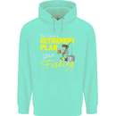 Retirement Plan I Plan on Fishing Fisherman Mens 80% Cotton Hoodie Peppermint