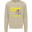 Retirement Plan I Plan on Fishing Fisherman Mens Sweatshirt Jumper Sand