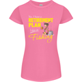 Retirement Plan I Plan on Fishing Fisherman Womens Petite Cut T-Shirt Azalea