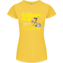 Retirement Plan I Plan on Fishing Fisherman Womens Petite Cut T-Shirt Yellow