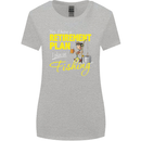 Retirement Plan I Plan on Fishing Fisherman Womens Wider Cut T-Shirt Sports Grey