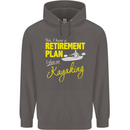 Retirement Plan I Plan on Kayaking Kayak Mens 80% Cotton Hoodie Charcoal